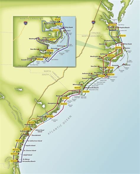 south carolina waterway map